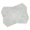 thumbnail image 1 of Ambesonne Grey White Place Mats Set of 4, Romantic Bridal Lace, Standard Size, Grey White, 1 of 6