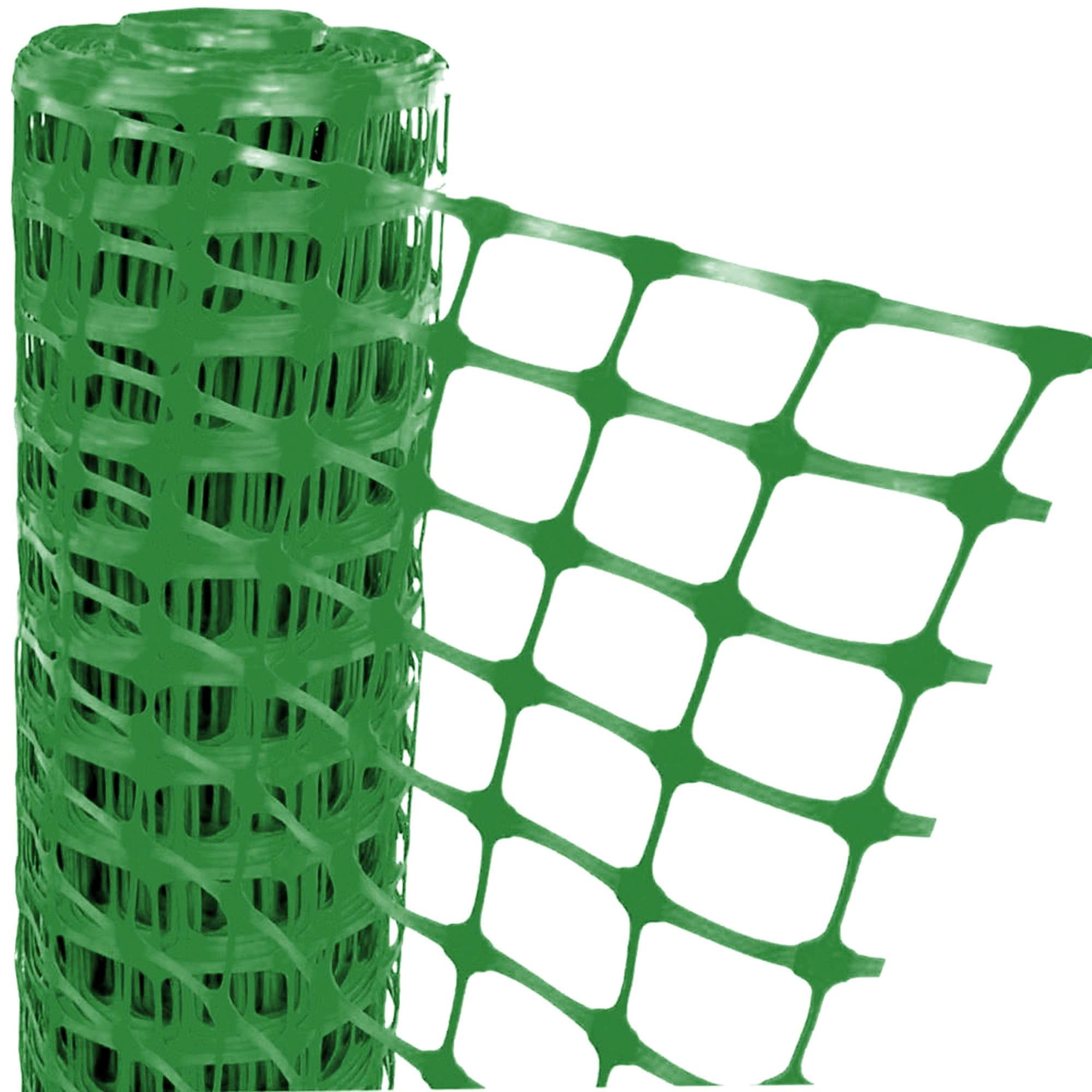 Electriduct Plastic Garden Safety Netting Barrier Fence Green 4 x