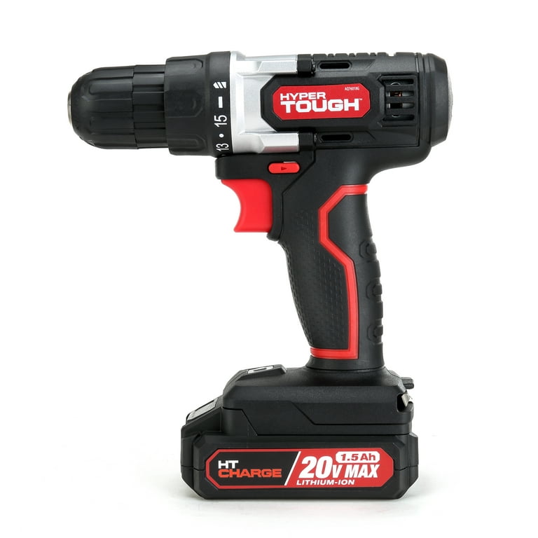 Black + Decker 18V Combi Drill with 1.5AH Lithium Battery & 32