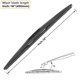 thumbnail image 2 of Limpiaparabrisas de repuesto para Subaru Outback 2020-2024 (3 piezas), 2 of 7