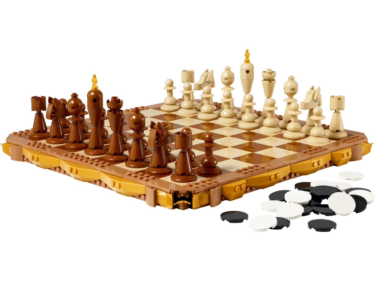 Lego 40719 Traditional Chess Set (2 in 1 includes Checkers)