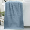 thumbnail image 6 of 29.5x12.9in Cotton Bath Towel - Oversized Soft Absorbent Towel for Shower Spa(Green), 6 of 6