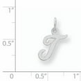 thumbnail image 3 of 925 Sterling Silver Small Script Initial T (8to10x16mm) Pendant / Charm, 3 of 3