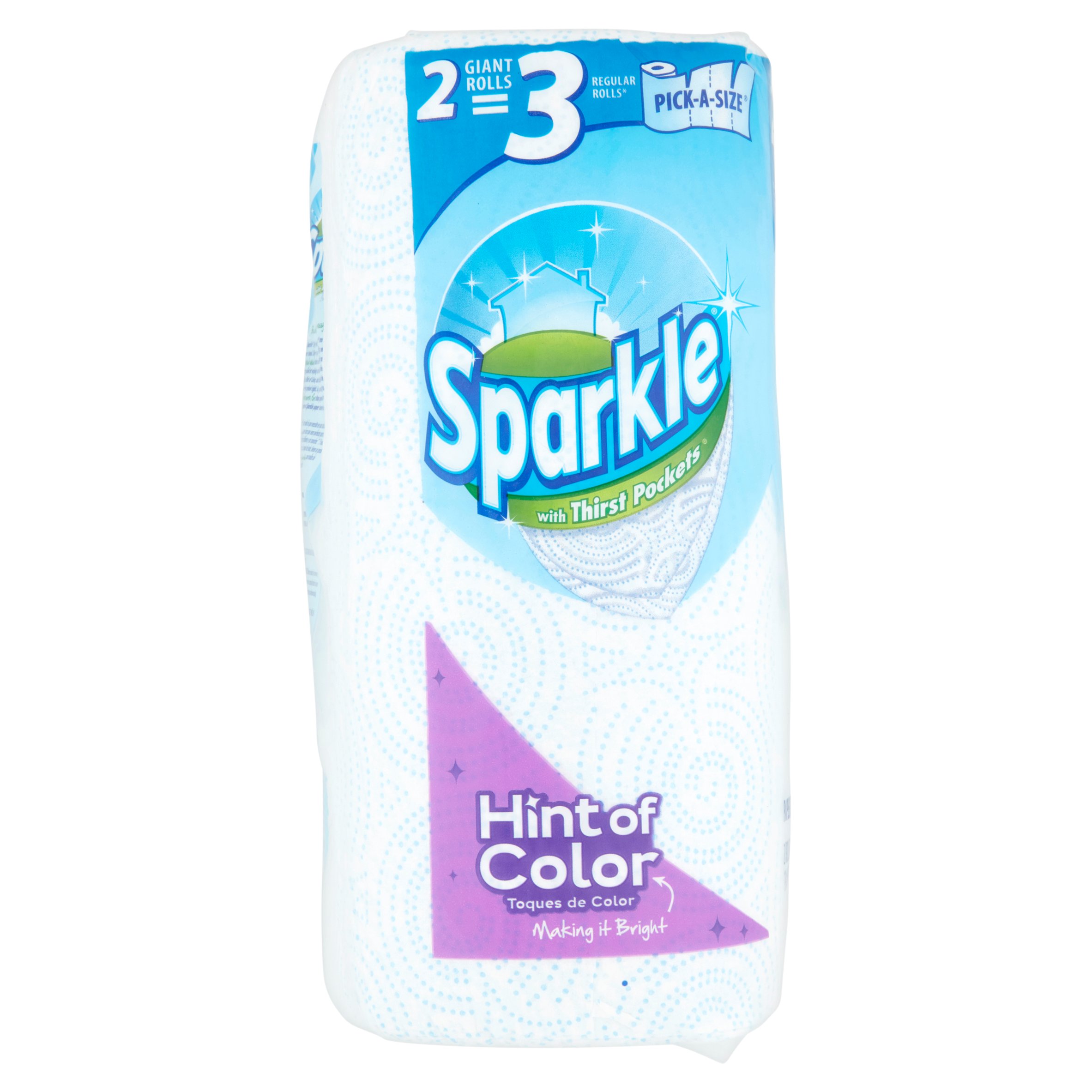 Sparkle Paper Towels with Thirst Pockets Rolls, 2 count - image 3 of 5