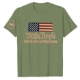 thumbnail image 4 of MuXiKeJi Clothes America 250th Anniversary Shirt Women 4th of July Shirt Patriotic Shirts USA Flag Oversized Tee Tops, 4 of 4