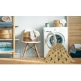 thumbnail image 2 of Ahgly Company Tapis de Zone Carré Orange Lavable en Machine, 7 Pieds Carré, 2 of 7