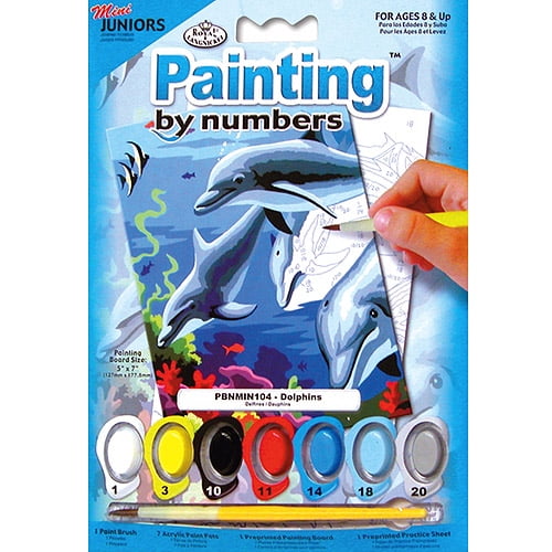 Royal Brush Mini Paint By Number Kit, 5" x 7"