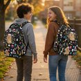 thumbnail image 3 of FUIALDOLG Art Capybara Print Backpack for Boys Teens with Multi-Pocket, traspirante Waterproof 17 Inch School Backpack for Travel Daily Use, 3 of 9