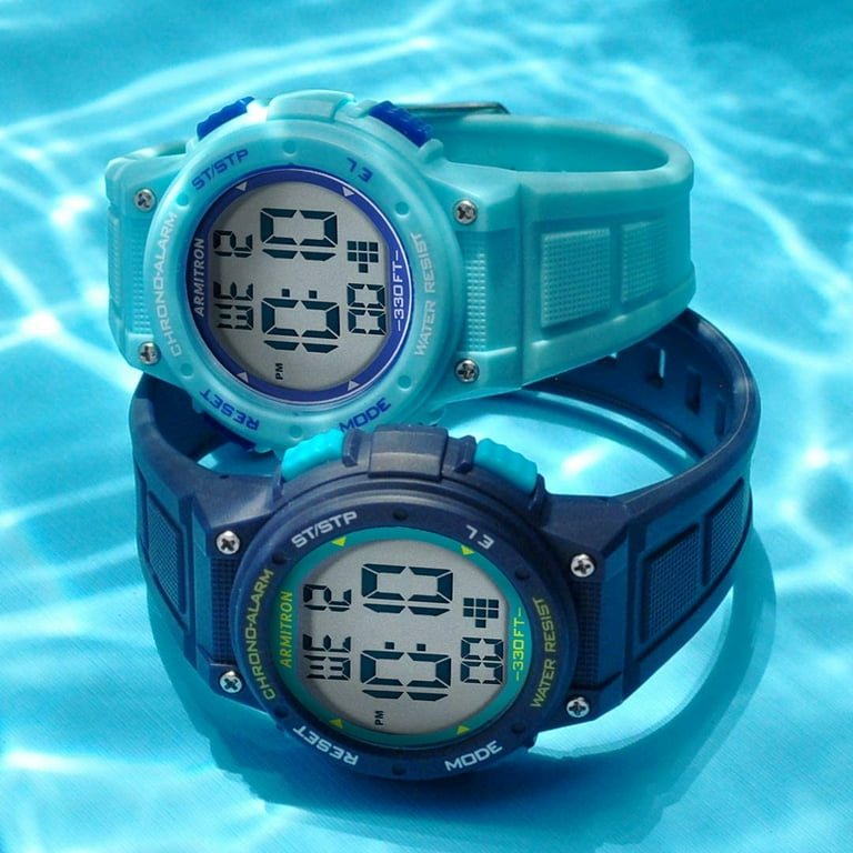 Essentials Women's Digital Chronograph Resin Strap Watch