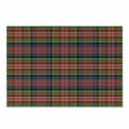 thumbnail image 1 of Plaid Cutting Board, Caledonia Scottish Traditional Pattern Tartan Motif Abstract Squares Ornate Quilt, Decorative Tempered Glass Cutting and Serving Board, Small Size, Multicolor, by Ambesonne, 1 of 1