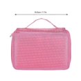 thumbnail image 4 of Square Four layer 72 Holes Sketch Art Drawing Pencil Case Organizer Pure Color Pen Bag (Pink), 4 of 4