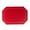 Red, variant on 1 Pc Reversible Placemats, Faux Leather Heat Resistant Placemats Washable Table Mats Wipeable Place Mats for Dining Table Wedding Coffee Shop Decoration, 5.51x3.94 Inch, Black