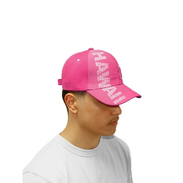 ISLAND CREW HAWAII CAP: Hi Hawaii W/ Island Logo, Hot Pink