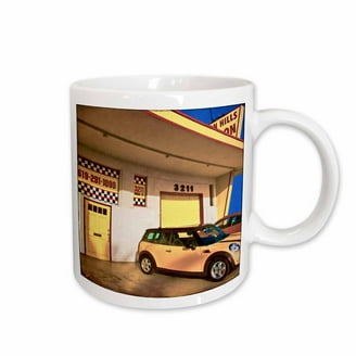 5 Piece Mugs Set With Metal Rack 14oz - Walmart.com