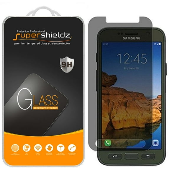 [1-Pack] Supershieldz for Samsung "Galaxy S7 Active" Anti-Spy Tempered Glass Screen Protector, Anti-Scratch, Anti-Fingerprint, Bubble Free
