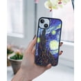 thumbnail image 5 of FINCIBO Soft Rubber Protector Cover Case for Apple iPhone 14 6.1" 2022, The Starry Night Van Gogh, 5 of 5