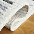 thumbnail image 5 of SAFAVIEH Marrakesh Jytte Striped Polyester Area Rug, Ivory/Grey, 8' x 10', 5 of 8