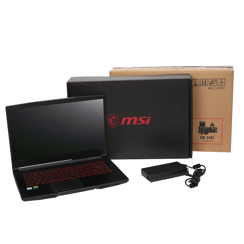 Pc portable MSI Gaming GF63 THIN i7 12é Gén 8G 512SSD 4G RTX2050 Black  (12UCX-681XFR) - SYNOTEC