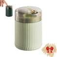 thumbnail image 1 of Pop-Up Automatic Toothpick Dispenser, Push Button Toothpick Holder Pops Out, for Home Livingroom Kitchen (1, Light green, 3.35*2.36in), 1 of 8