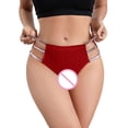 thumbnail image 4 of Gibobby Ropa interior termica Ropa interior de mujer Bragas de encaje sexy Estiramiento Hipster Calzoncillos Ropa interior Señora Ropa interior(Rojo， S), 4 of 5