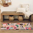 thumbnail image 4 of Dogs with Pioneer Flower Bathroom Rugs Mat,Non Slip Microfiber Bathroom Rug,Rubber Backing,Soft Bathroom Mats for Bathroom Floor,Tub and Shower,47x17in(120x43cm), 4 of 5