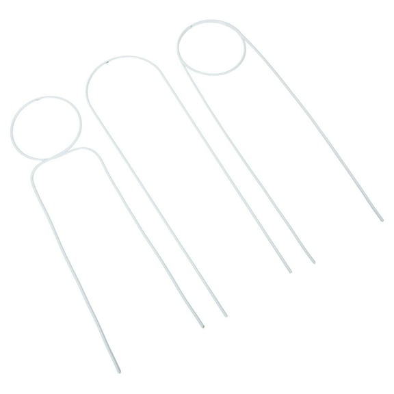 KALLORY 3Pcs Iron Trellis for Climbing Plants in Garden and Yard 15.7x3.9in