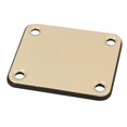 thumbnail image 4 of Gold Neck Plate with 4 Screws Replacement Part for Strat Electric Guitar, 4 of 5