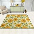 thumbnail image 3 of SKYSONIC Sunflower Area Rug 4'x5' Pet & Child Friendly Carpet for Living Room Bedroom Dining Room,Indoor Outdoor Soft Rug Washable Non Slip Comfortable Area Rug, 3 of 6
