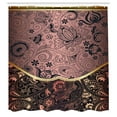 thumbnail image 2 of Ambesonne Eastern Shower Curtain, Oriental Abstract Floral, 69"Wx70"L, Pale Pink, 2 of 4