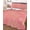 Coral, Gold, Peach, Cream, variant on Quilts Queen Size Bedding Set, Ocean Conch Shell Reversible Summer Quilt 3 Pieces, Coastal Seahorse Coral Bows Retro Pink Lightweight Bedspreads Coverlets with 2 Pillow Shams for All Seasons