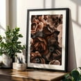 thumbnail image 4 of Baroque Opulent Moody Night Garden - Painting Floral Flowers Botanical Vintage Autumn Rustic Modern Art Black Framed Wall Art Print 16 x 24 inches, 4 of 8