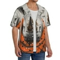 thumbnail image 2 of Sikiie Polka Dot Rhino Welcome Men's Cuban Shirt, Hawaiian Shirts, Business Casual Button Down Shirts, Short Sleeve Shirt-4X-Large, 2 of 5