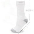 thumbnail image 4 of FAZVAOO Womens Crew Socks Cotton Unisex Casual Socks,White 10 Pairs, 4 of 4