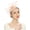 Beige, variant on Kentucky Derby Hats for Women, Pillbox Fascinator Headband for Tea Party & Cocktail