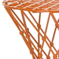 thumbnail image 4 of SAFAVIEH Charlotte Iron Wire Stool Orange, 4 of 4
