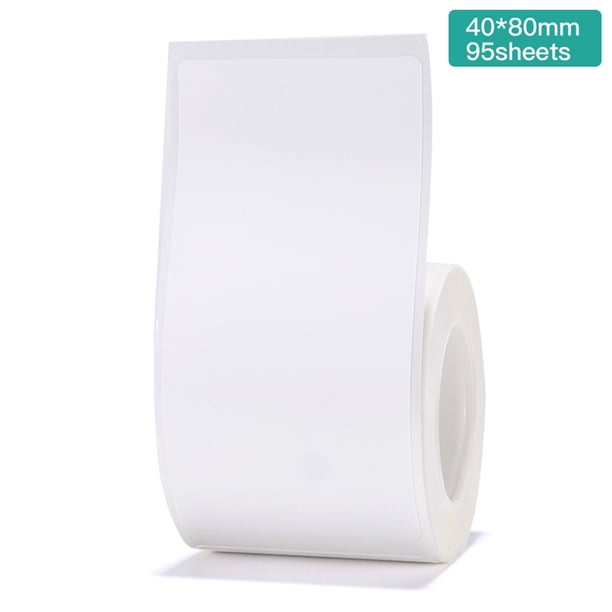 Tamaño del precio del código de barras del rollo de papel de impresión térmica en blanco blanco de Niimbot