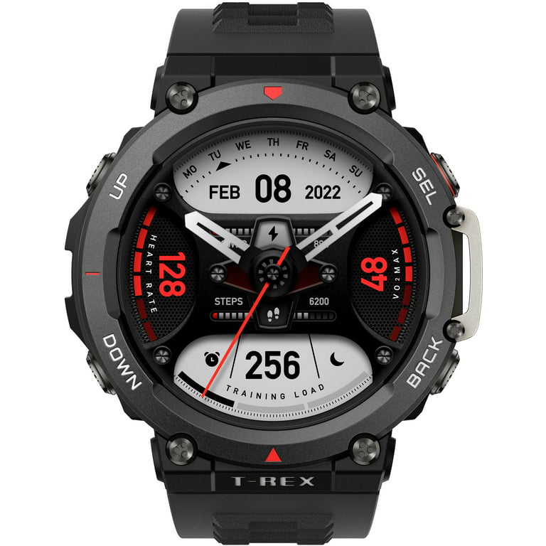 Amazfit T-Rex 2 Smart Watch: Dual-Band & 5 Satellite Positioning - 24-Day  Battery Life - Ultra-Low Temperature Operation - Rugged Outdoor GPS  Military