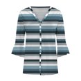 thumbnail image 4 of Ichuanyi liquidación de moda femenina de bolsillo casual de bolsillo largo con manga larga Cárdigan impresa ICHUANYI WER202308211612, 4 of 5