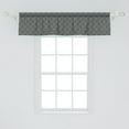 thumbnail image 2 of Ambesonne Checkered Valance Pack of 2, Traditional Plaid, 54"X12", Grey Pale Blue Pale Pink, 2 of 4