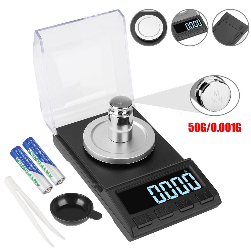 EEEkit Mini Digital Milligram Scale, 50g x 0.001g Precision Gram Scale with Pocket Size