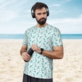 thumbnail image 4 of Wukai Utensiles Print Men's Short-Sleeved Mesh T-Shirt,Quick-Dry Short Sleeve Workout T-Shirt-Small, 4 of 8