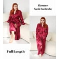 thumbnail image 5 of Ekouaer Silk Robes for Women Long Sleeve Satin Bathrobe Soft Lightweight Full Length Sleepwear with Pockets Bridesmaid Wedding Party Robes, 5 of 6