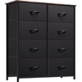 thumbnail image 4 of DEXTRUS Fabric Dresser with 8 Drawers for Bedroom for Adult, Black or Rustic Brown, 4 of 8