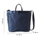 thumbnail image 3 of Bolso grande de nailon para mujer | Bolso bandolera impermeable de 35 l para el trabajo, la escuela, el gimnasio y viajes | Con cierre, ligero y con bolsa de malla | Negro, verde militar, azul marino, 3 of 7