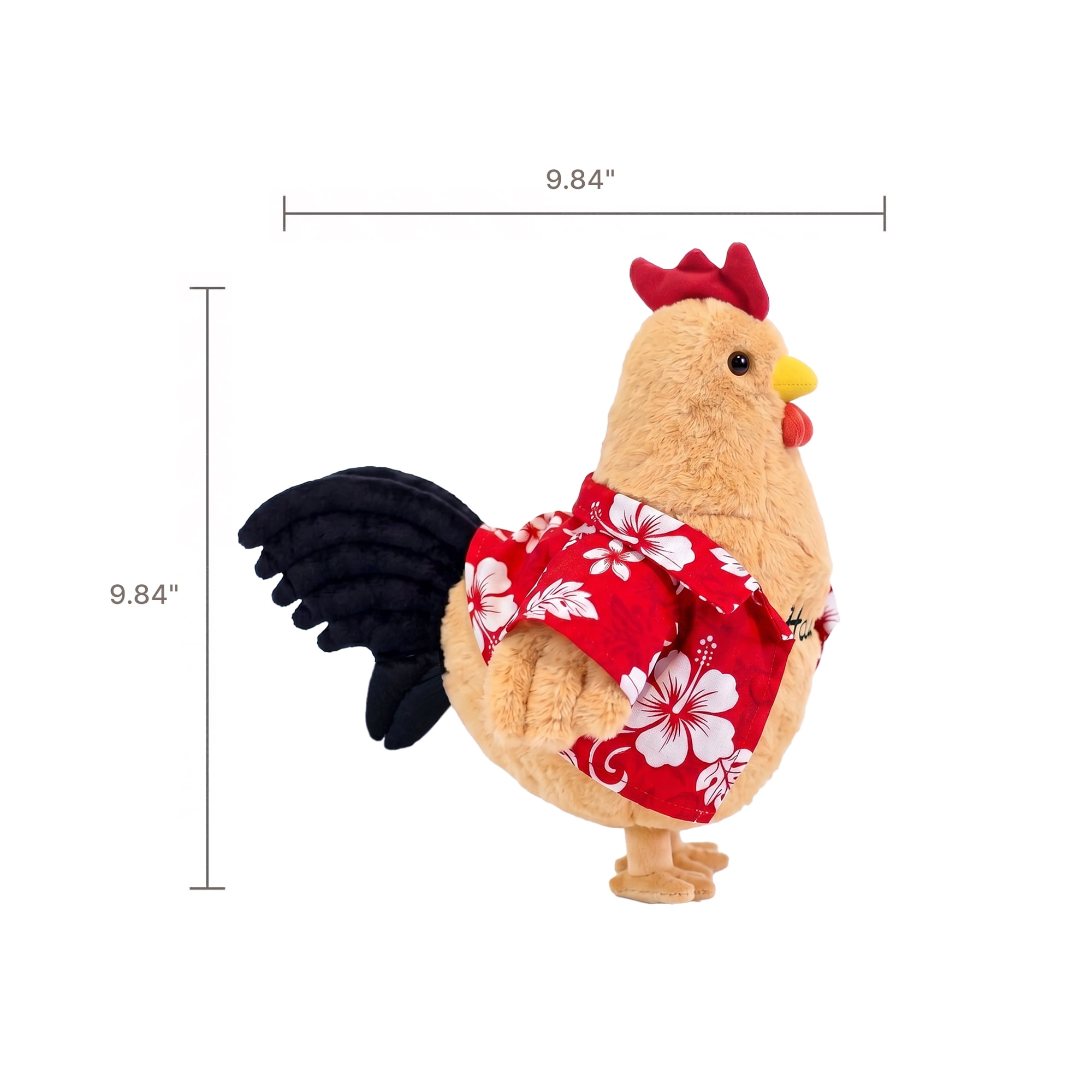 Island Crew Large Hawaii Chicken Plush Toy