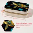thumbnail image 5 of Sea Turtle Velvet Portable Jewelry Organizer Stand with Removable Compartment - Gift, Jewelry Display & Organizer Box, 5 of 7