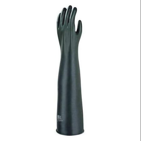 ANSELL Chemical Resistant Gloves, Natural Rubber Latex, 7-1/2, 24