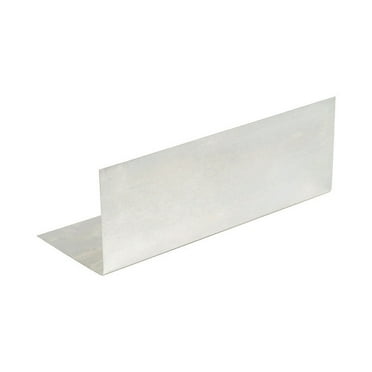 Amerimax 5994892 3 x 2 x 7 in. Aluminum V Shape Flashing, Silver