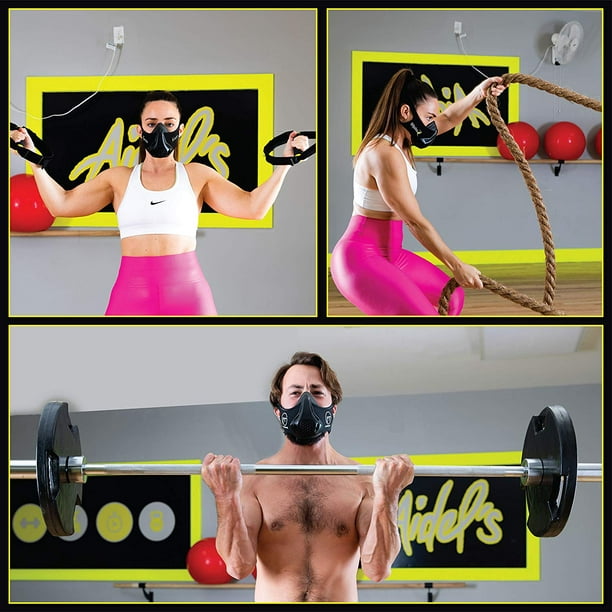 Solofit Training Mask – Workout Mask for Running, Cardio, Breathing, Gym, Endurance, MMA, High Altitude & Exercise for Men & – Twenty Four Resistance Levels - Low Oxygen Breathing - Walmart.com