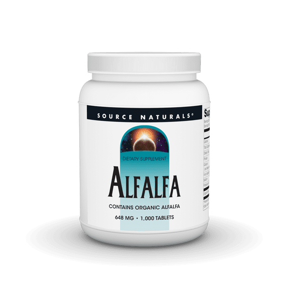 Source Naturals Alfalfa 10 Grain Dietary Supplement - 1000 Tablets